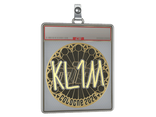 Sticker Slab | kl1m (Gold) | Cologne 2026