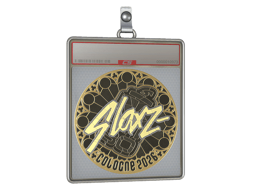 Sticker Slab | slaxz- (Gold) | Cologne 2026